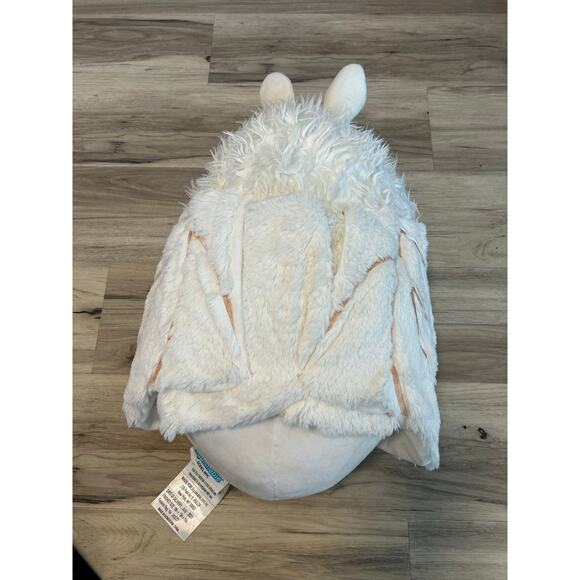 Squishable 24” Large Poodle Moth Plush White Rose Gold Stitching Moth - Picture 4 of 6